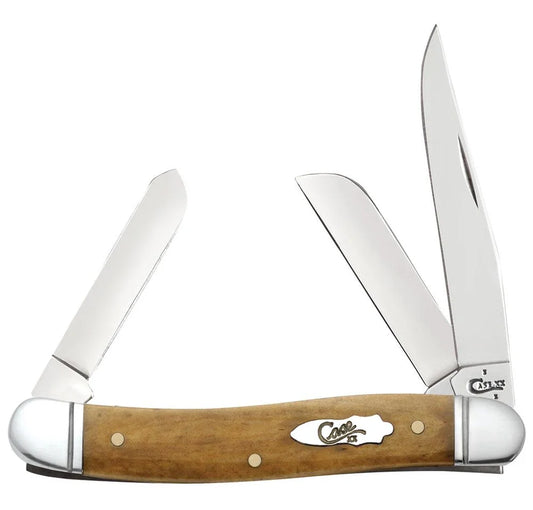 Case Smooth Antique Bone Medium Stockman 58185 Pocket Knife