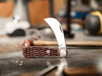 Boker Treebrand Hawkbill Jigged Brown