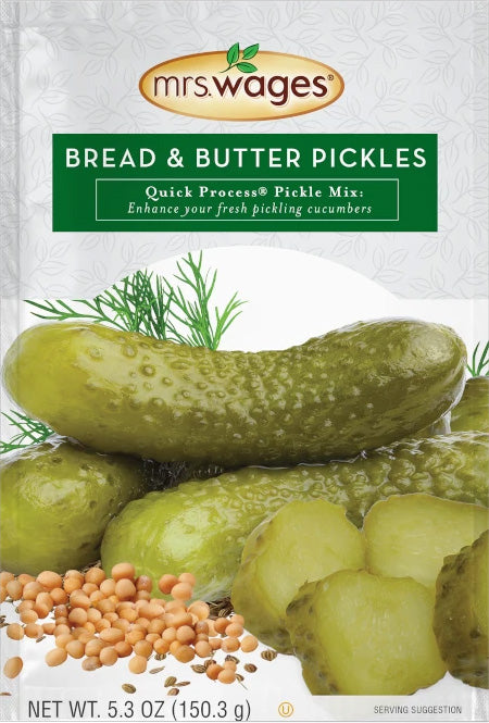 Mrs. Wages® Bread & Butter Pickles Quick Process® Pickle Mix