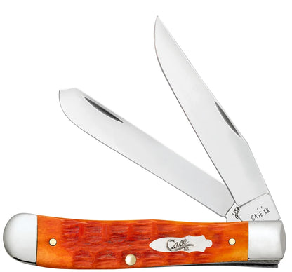 Case Crandall Jigged Tequila Sunrise Bone Trapper 57530 Poket Knife