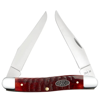 Case Gator Jigged Old Red Bone Muskrat 51543 Pocket Knife