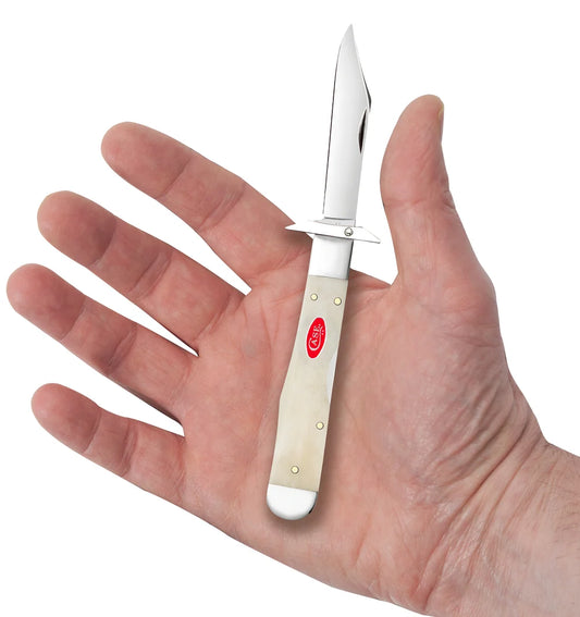 Case Smooth Natural Bone Cheetah® Cub Pocket Knife