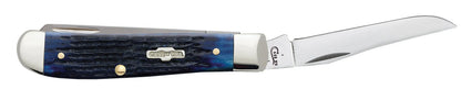 Case Knives Rogers Corn Cob Jig Blue Bone Mini Trapper