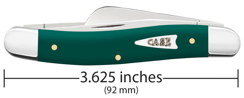 Case Smooth Spruce Green Synthetic Medium Stockman