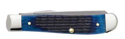 Case Knives Rogers Corn Cob Jig Blue Bone Mini Trapper