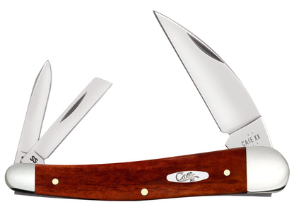 Case Smooth Chestnut Bone Seahorse Whittler