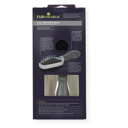 Furminator Dual Grooming Dog Brush