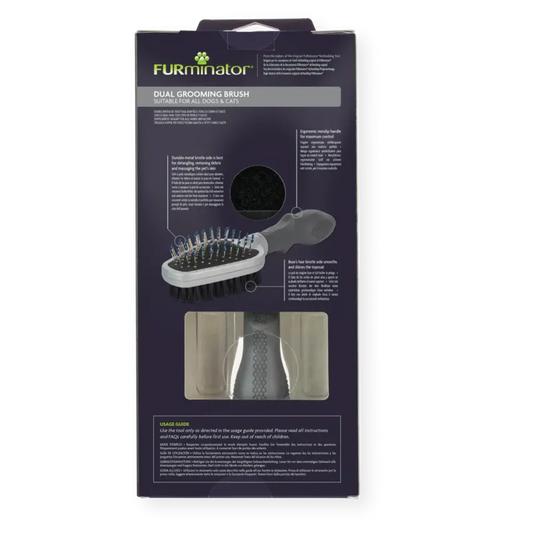 Furminator Dual Grooming Dog Brush