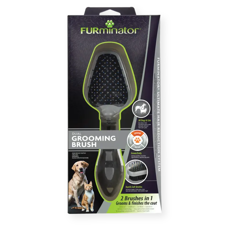 Furminator Dual Grooming Dog Brush
