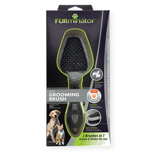 Furminator Dual Grooming Dog Brush
