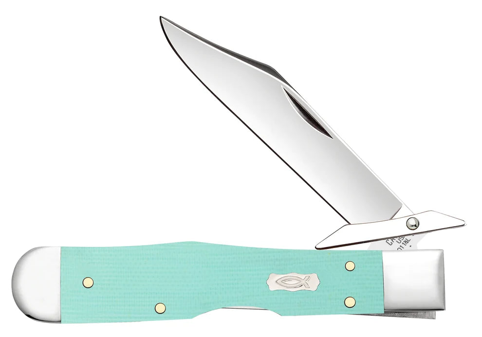 Case Smooth Seafoam Green G-10 Cheetah® Cub
