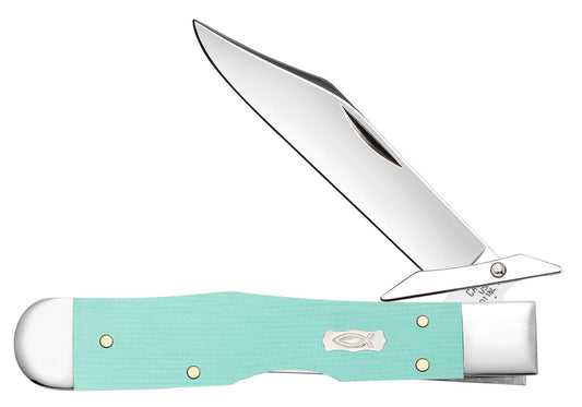 Case Smooth Seafoam Green G-10 Cheetah® Cub