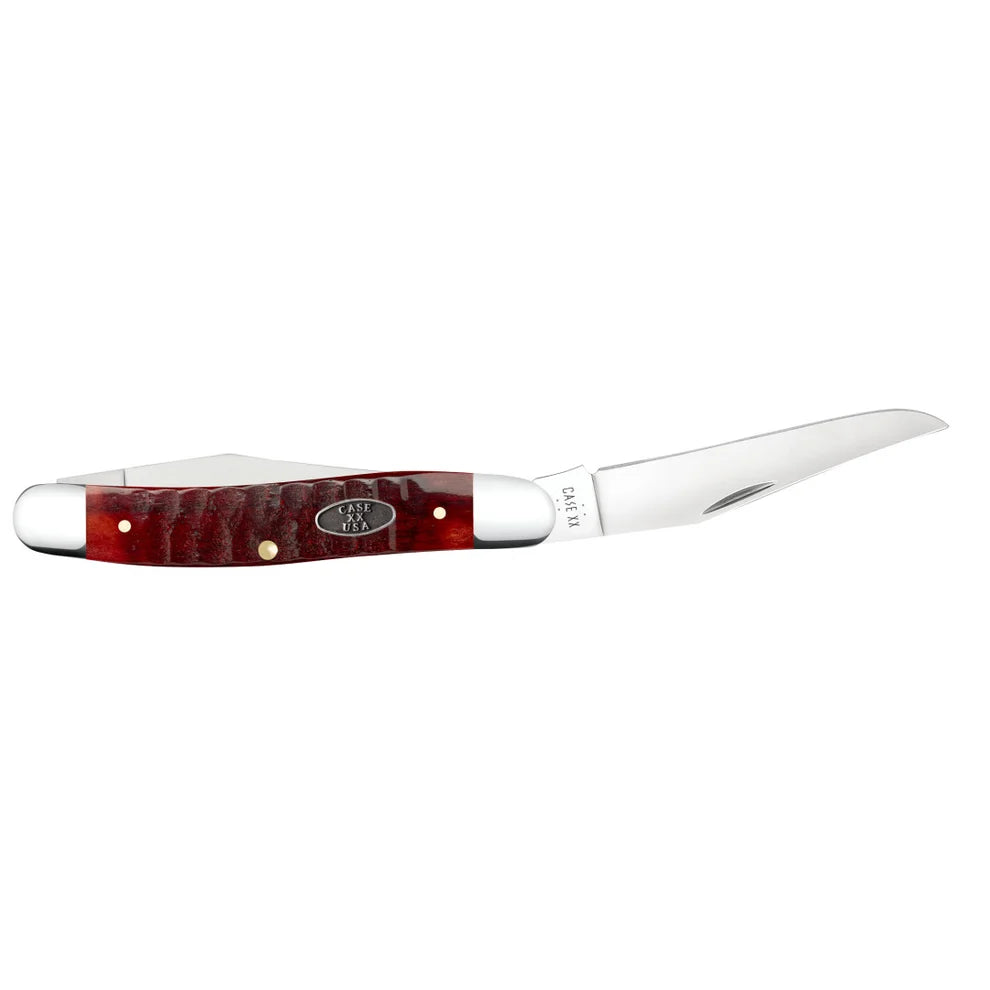 Case Gator Jigged Old Red Bone Muskrat 51543 Pocket Knife