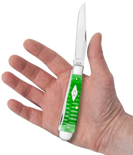 Case Gator Jigged Bright Green Bone Trapper