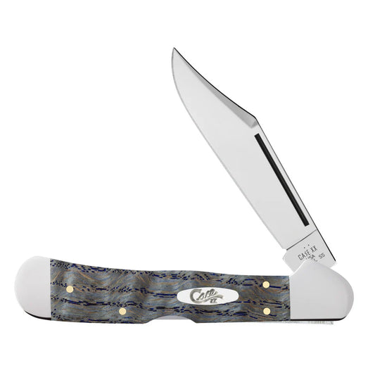 Case Smooth Blue Curly Oak CopperLock®