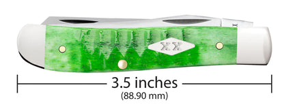 Case Gator Jigged Bright Green Bone Mini Trapper