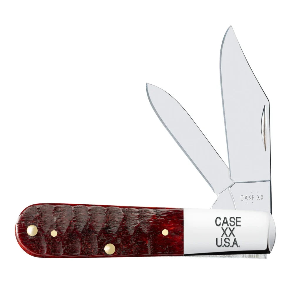 Case Gator Jigged Old Red Bone Barlow 51544 Pocket Knife