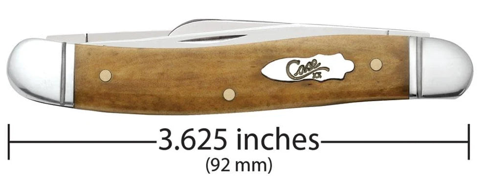 Case Smooth Antique Bone Medium Stockman 58185 Pocket Knife