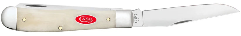 Case Trapper Smooth Natural Bone 14020 Pocket Knife