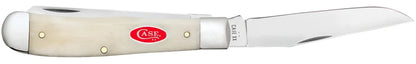 Case Trapper Smooth Natural Bone 14020 Pocket Knife