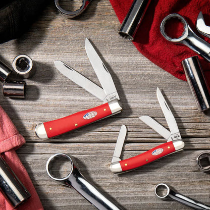 Cases American Workman Smooth Red Synthetic CS Medium Stockman