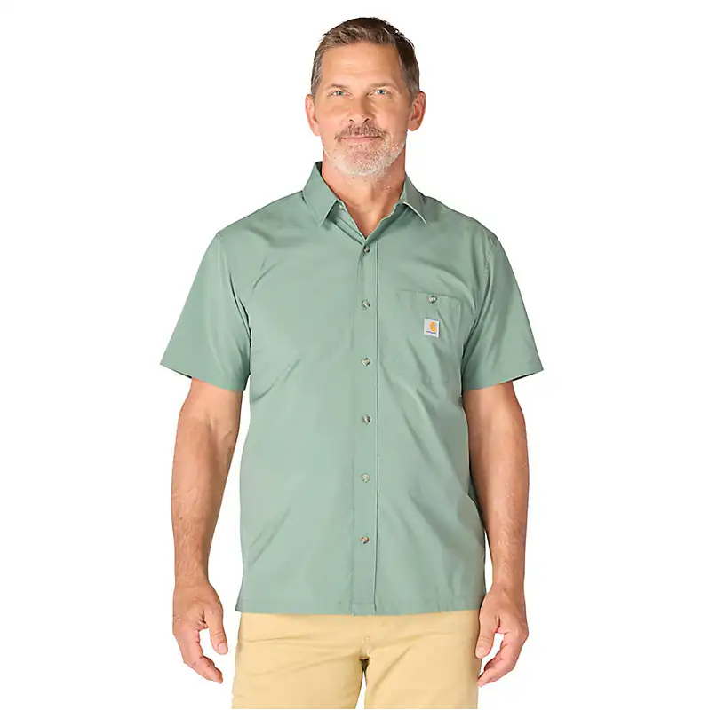 Carhartt Men's Force Sun Defender™ Woven Relaxed SS Shirt