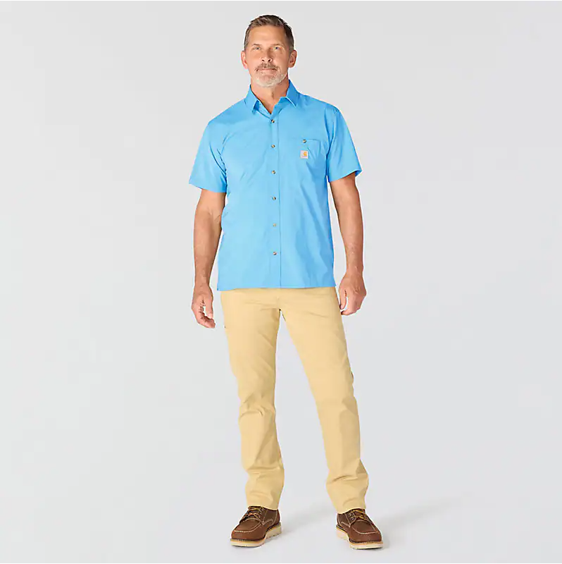 Carhartt Men's Force Sun Defender™ Woven Relaxed SS Shirt