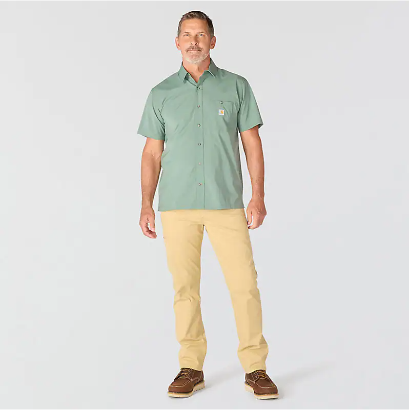 Carhartt Men's Force Sun Defender™ Woven Relaxed SS Shirt