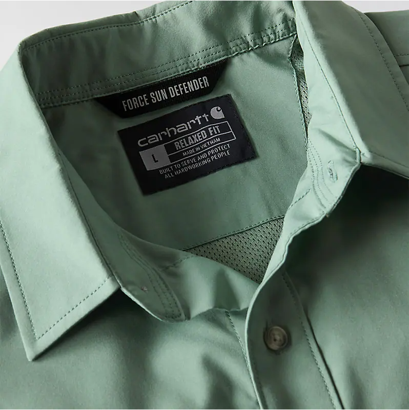 Carhartt Men's Force Sun Defender™ Woven Relaxed SS Shirt