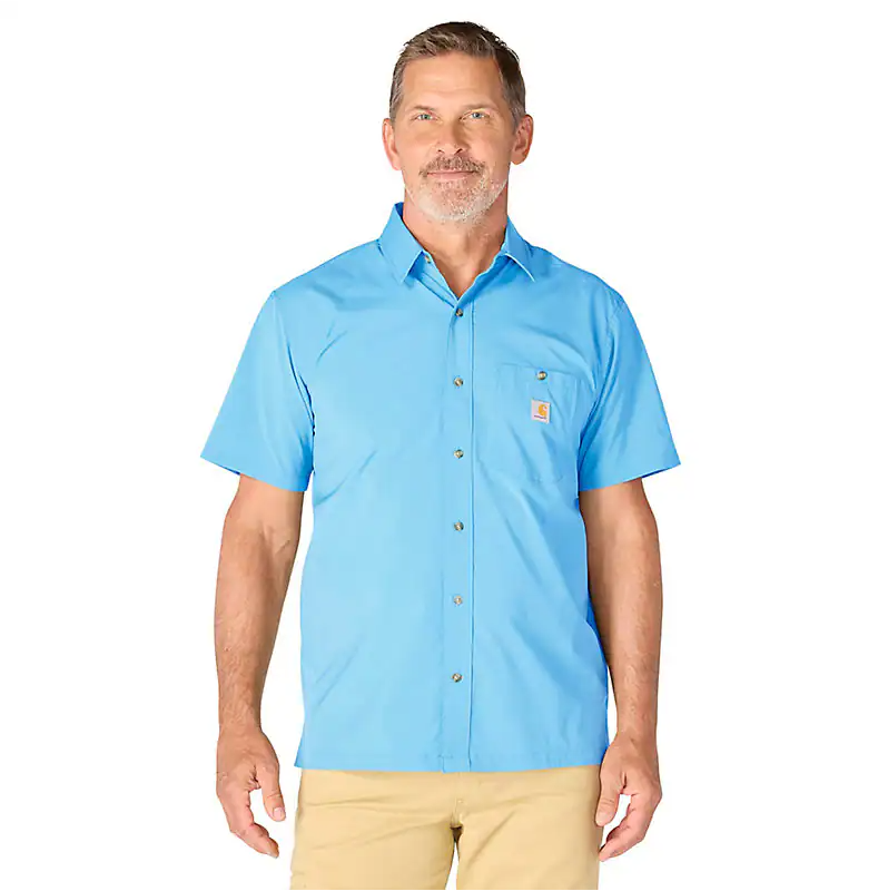 Carhartt Men's Force Sun Defender™ Woven Relaxed SS Shirt