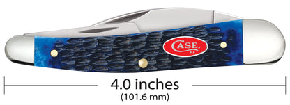 Case Rogers Jig Navy Blue Bone Seahorse Whittler