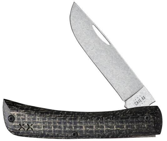 Case Crossroads™ Black Burlap Laminate XR Sod Buster® Jr with Dayglow G-10