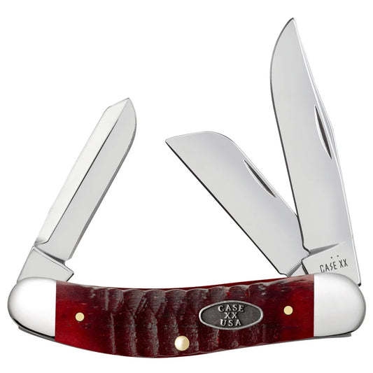 Case Gator Jigged Old Red Bone Sowbelly 51542 Pocket Knife