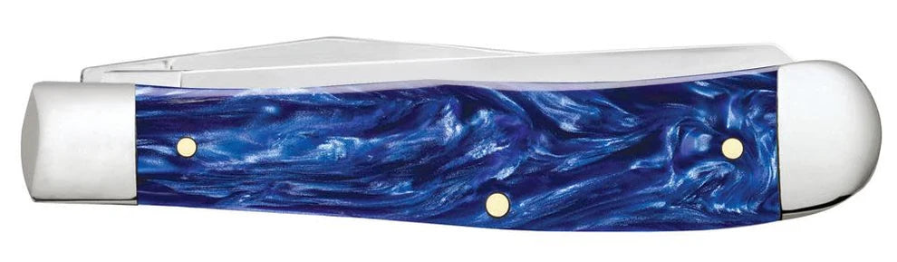 Case Smooth Blue Pearl Kirinite® Trapper 23431 Pocket Knife