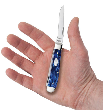 Case Knives Blue Pearl Kirinite® Mini Trapper