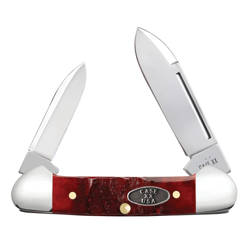 Case Gator Jigged Old Red Bone Baby Butterbean 51545 Pocket Knife