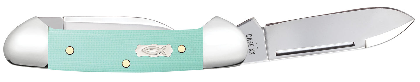 Case Smooth Seafoam Green G-10 Baby Butterbean