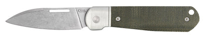 Case Smooth OD Green Canvas Micarta® Highbanks®