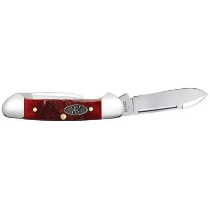 Case Gator Jigged Old Red Bone Baby Butterbean 51545 Pocket Knife