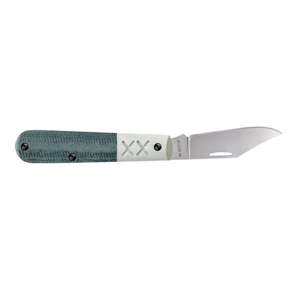 Case Crossroads™ Blue Denim Canvas Laminate w/ White G-10 XR Barlow