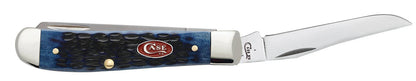 Case Knives Rogers Jig Navy Blue Bone Mini Trapper Knife