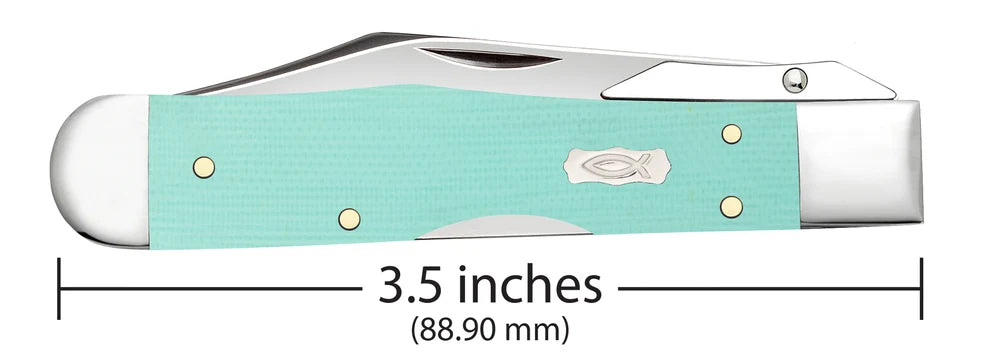 Case Smooth Seafoam Green G-10 Cheetah® Cub