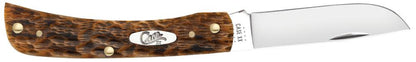 Case Peach Seed Jig Amber Bone CS Sod Buster® Jr