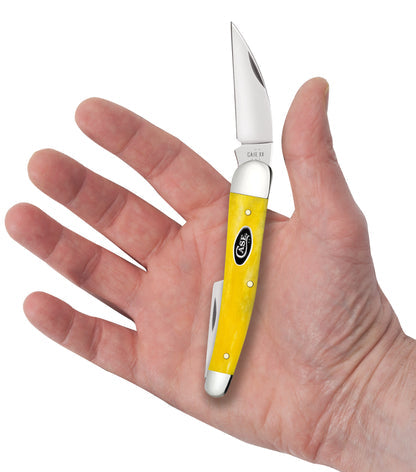 Case Smooth Yellow Bone Seahorse Whittler
