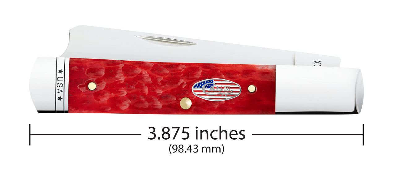 Case Dark Red Bone Standard Jig Razor