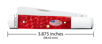 Case Dark Red Bone Standard Jig Razor