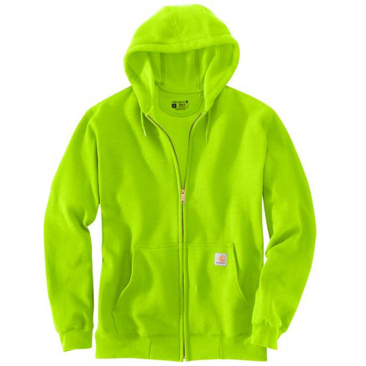 Carhartt Men's Loose Fit Midweight Full-Zip Sweatshirt (Hi Vis)