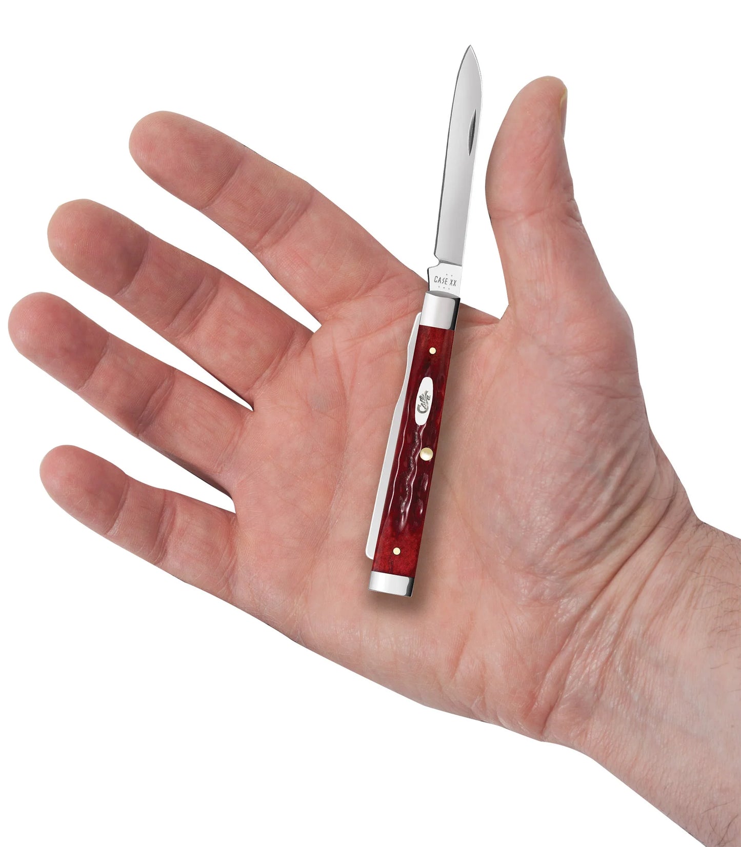 Case Knives Corn Cob Jig Pocket Worn® Old Red Bone Baby Doc