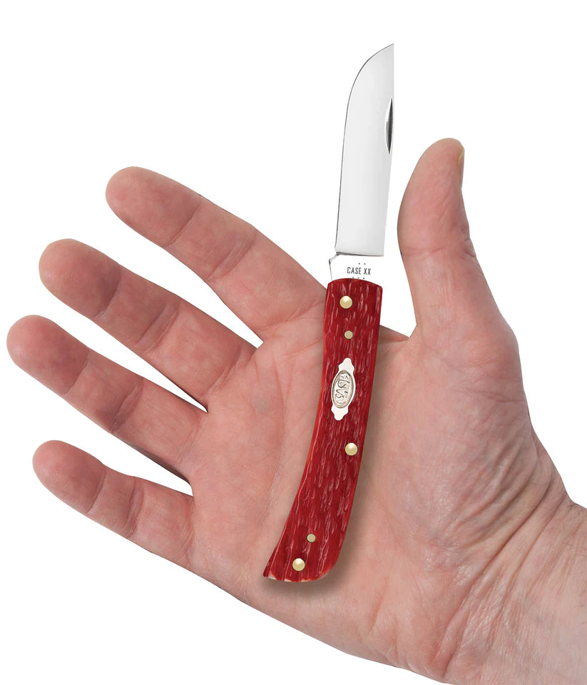 Case Peach Seed Jig Dark Red Bone CS Sod Buster® Jr