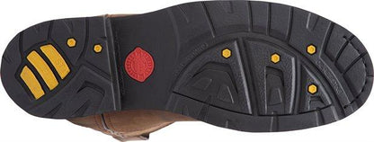 Justin Men's Drywall Whiskey Brown Cowhide Leather Work Boots
